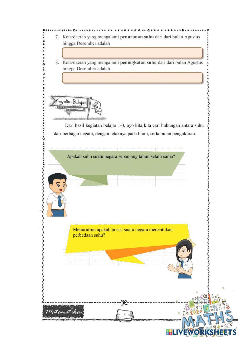 LKPD Bilangan  BBulat