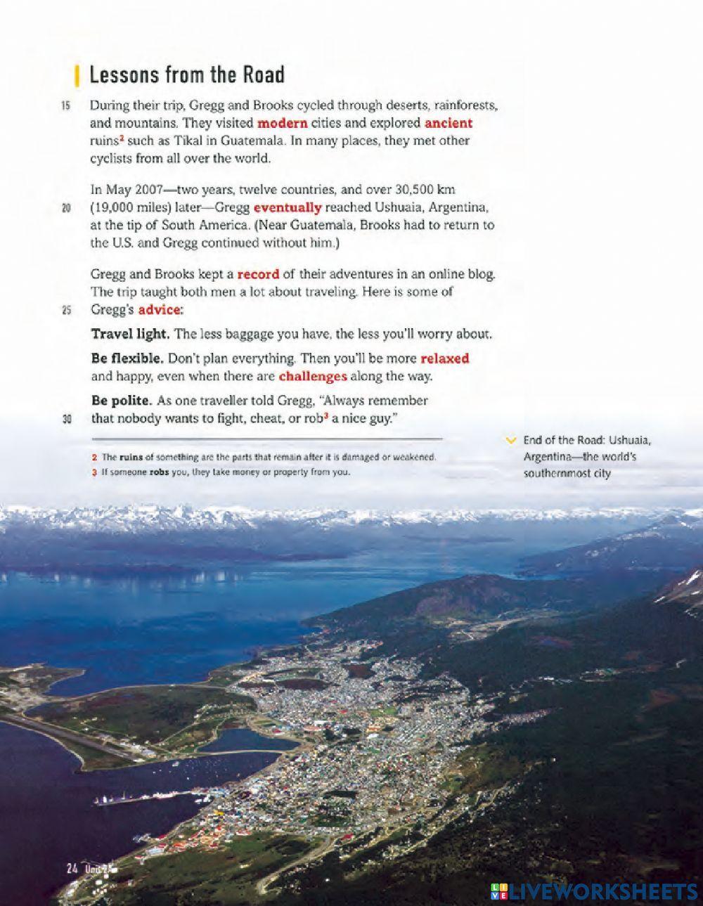 Reading explorer U2A