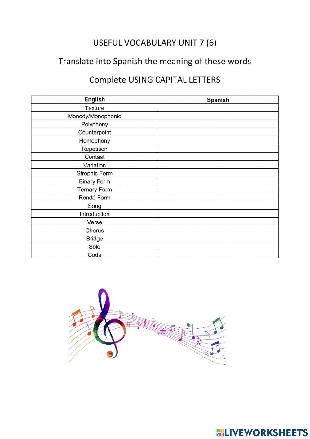 Useful vocabulary unit 7 (6)