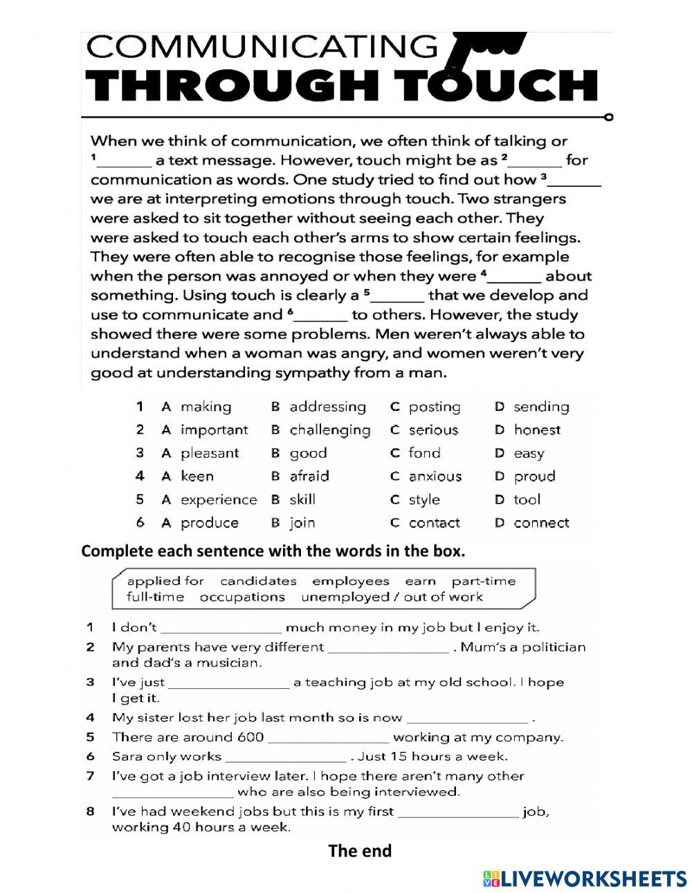 Formular B1 - vocab - U3