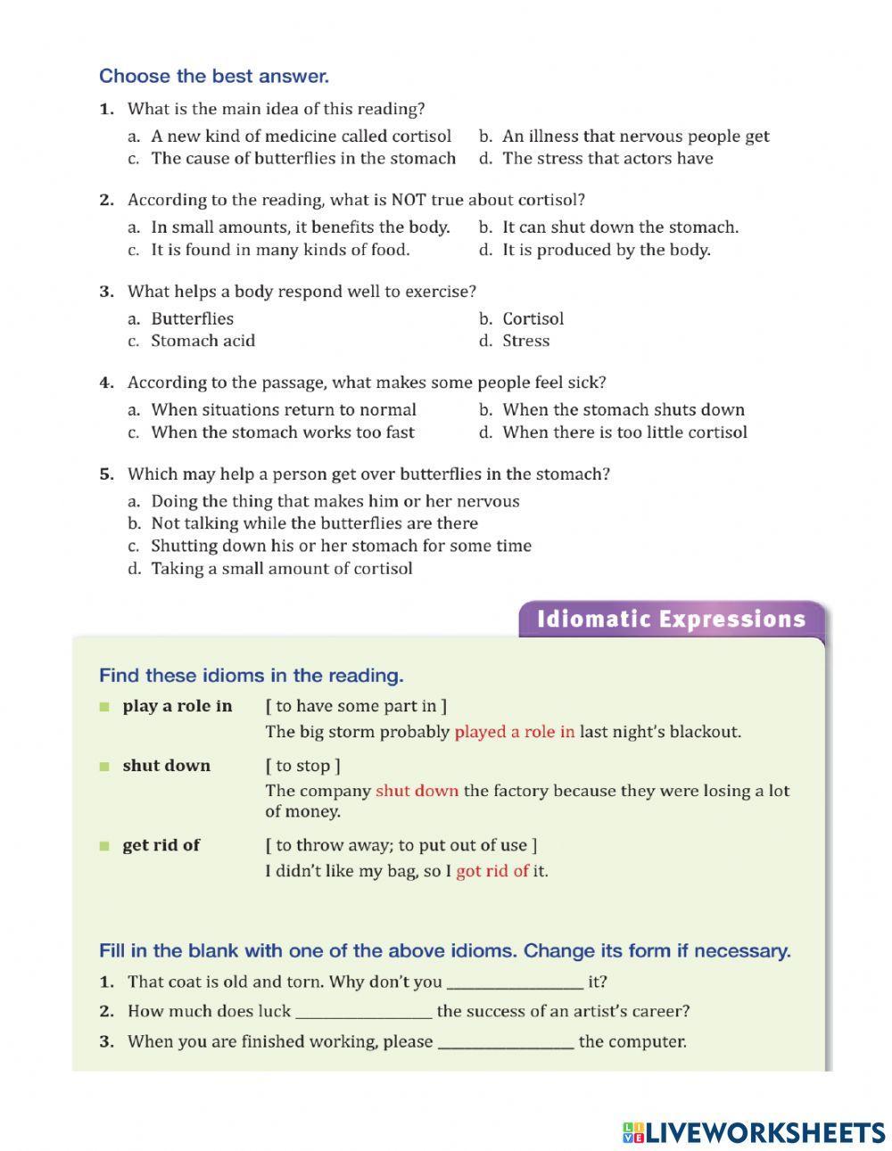 Reading challenge week 4