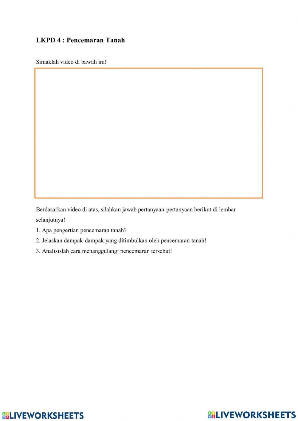 Pencemaran lingkungan