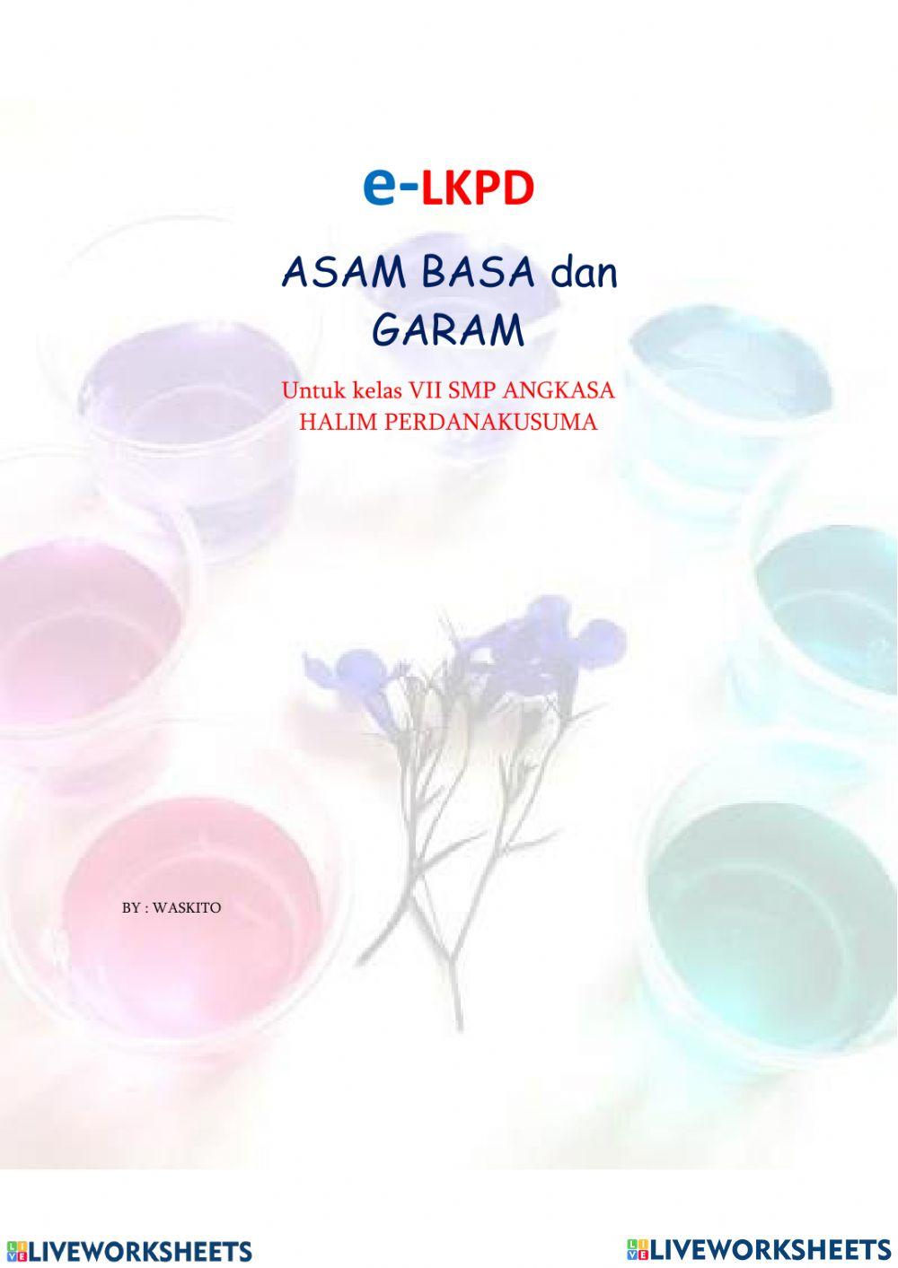 Asam ,basa dan garam
