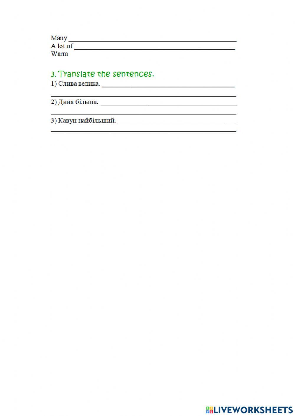 Green 2 Worksheet 14