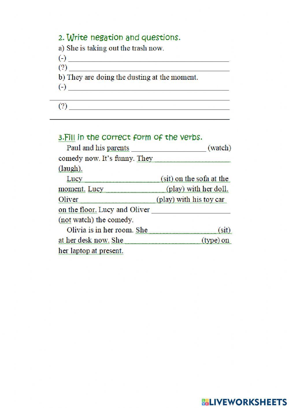 Green 2 Worksheet 19 interactive worksheet Live Worksheets