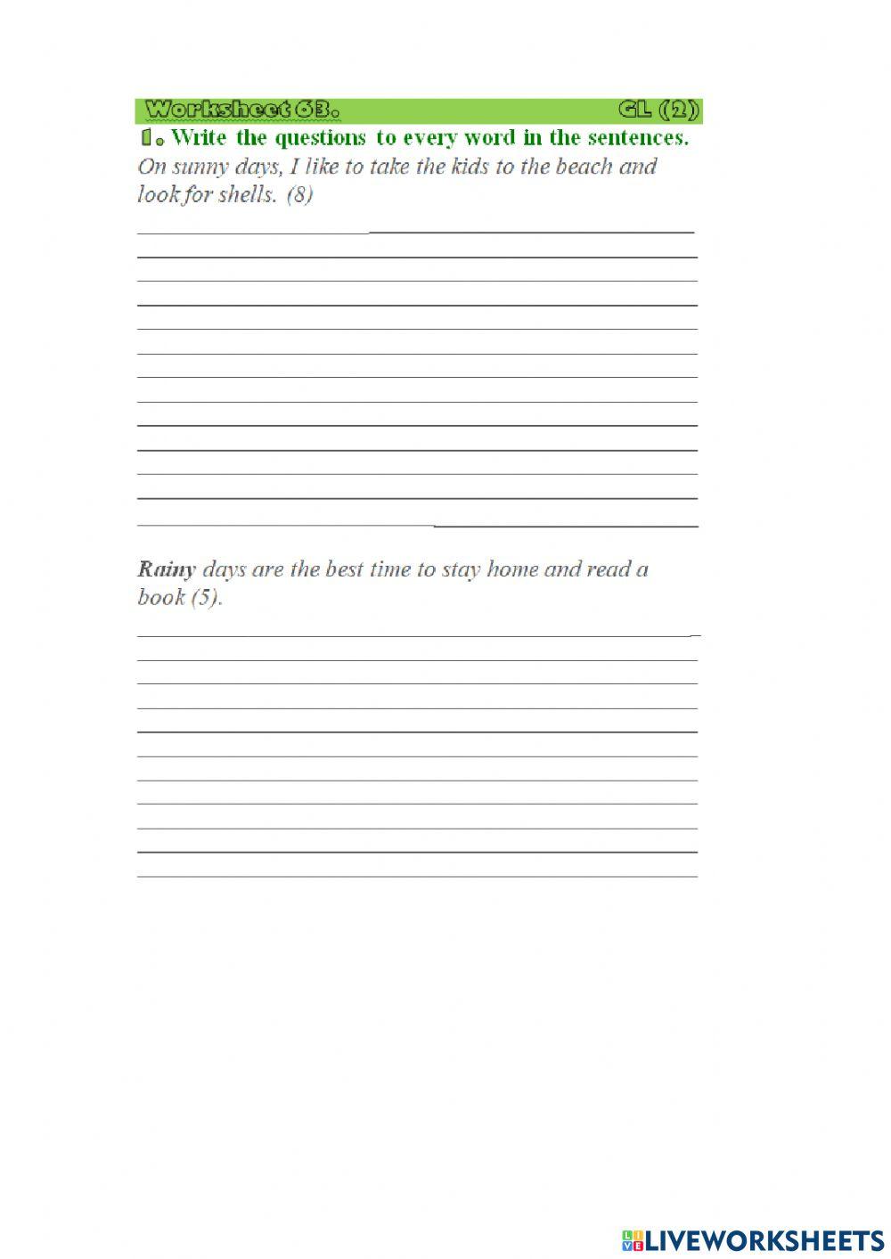 Green 2 Worksheet 63