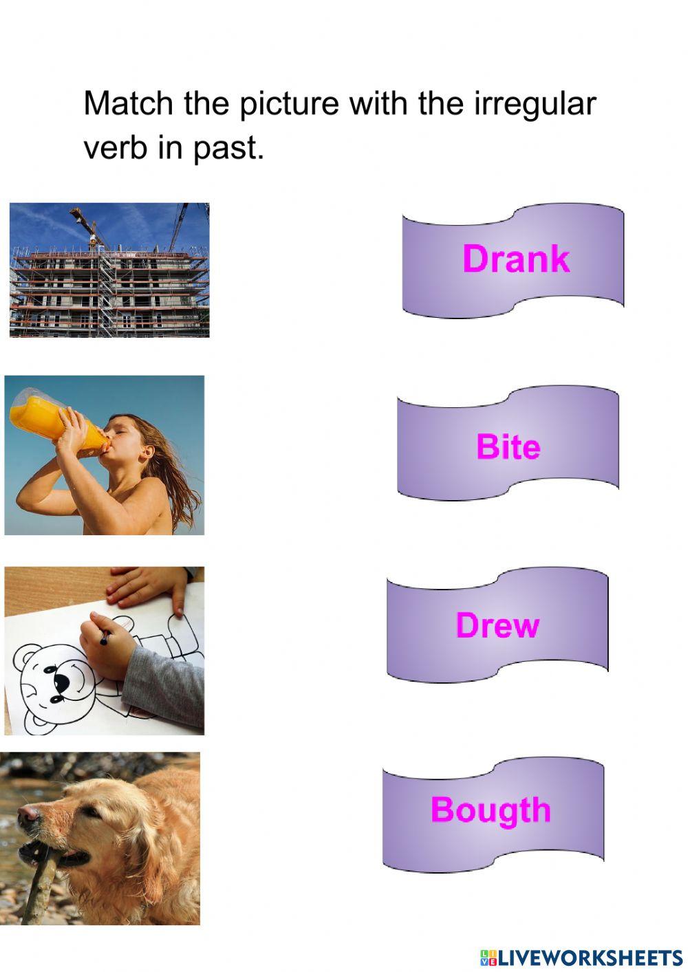 Irregular verbs simple past
