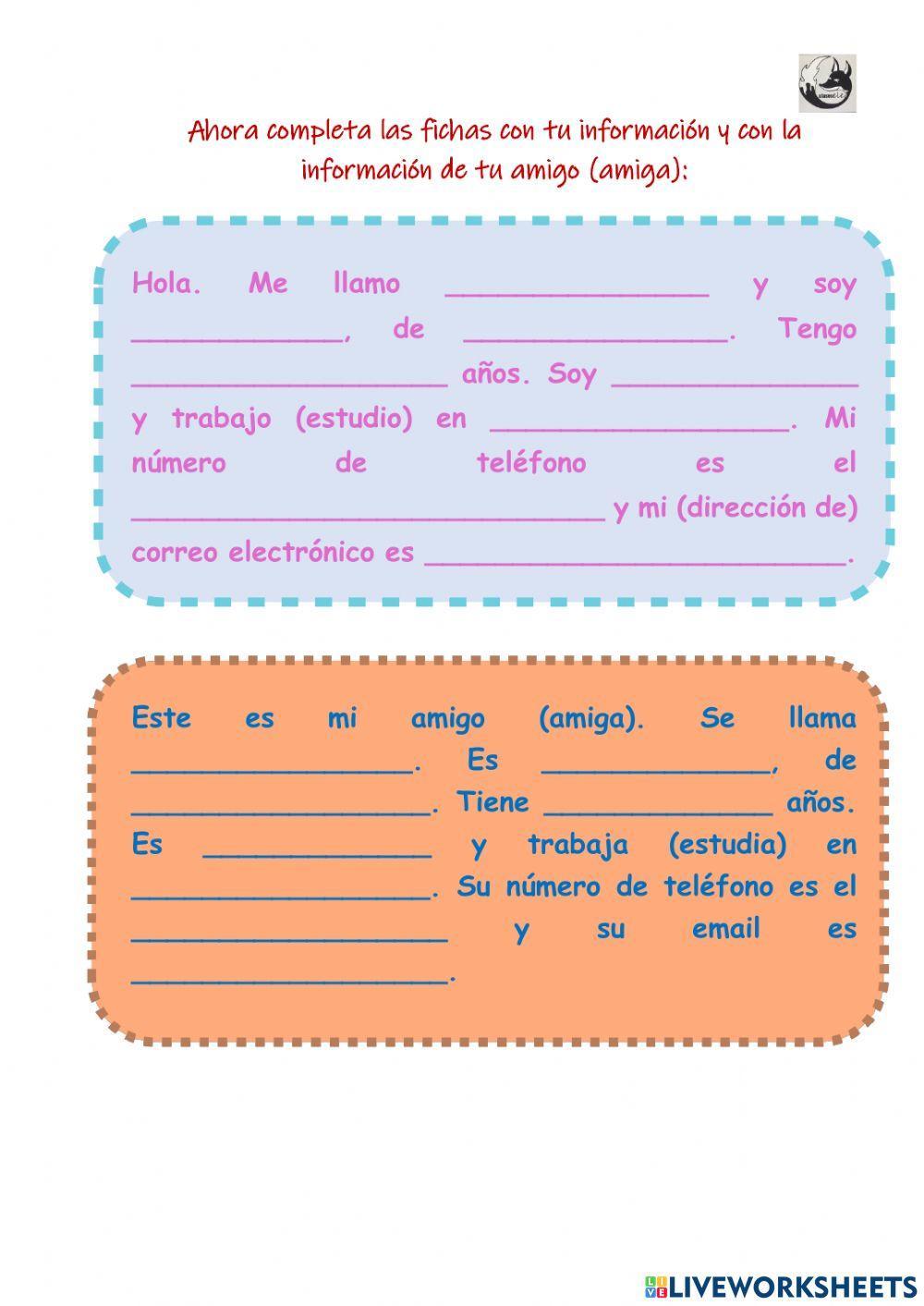 En la escuela de idiomas