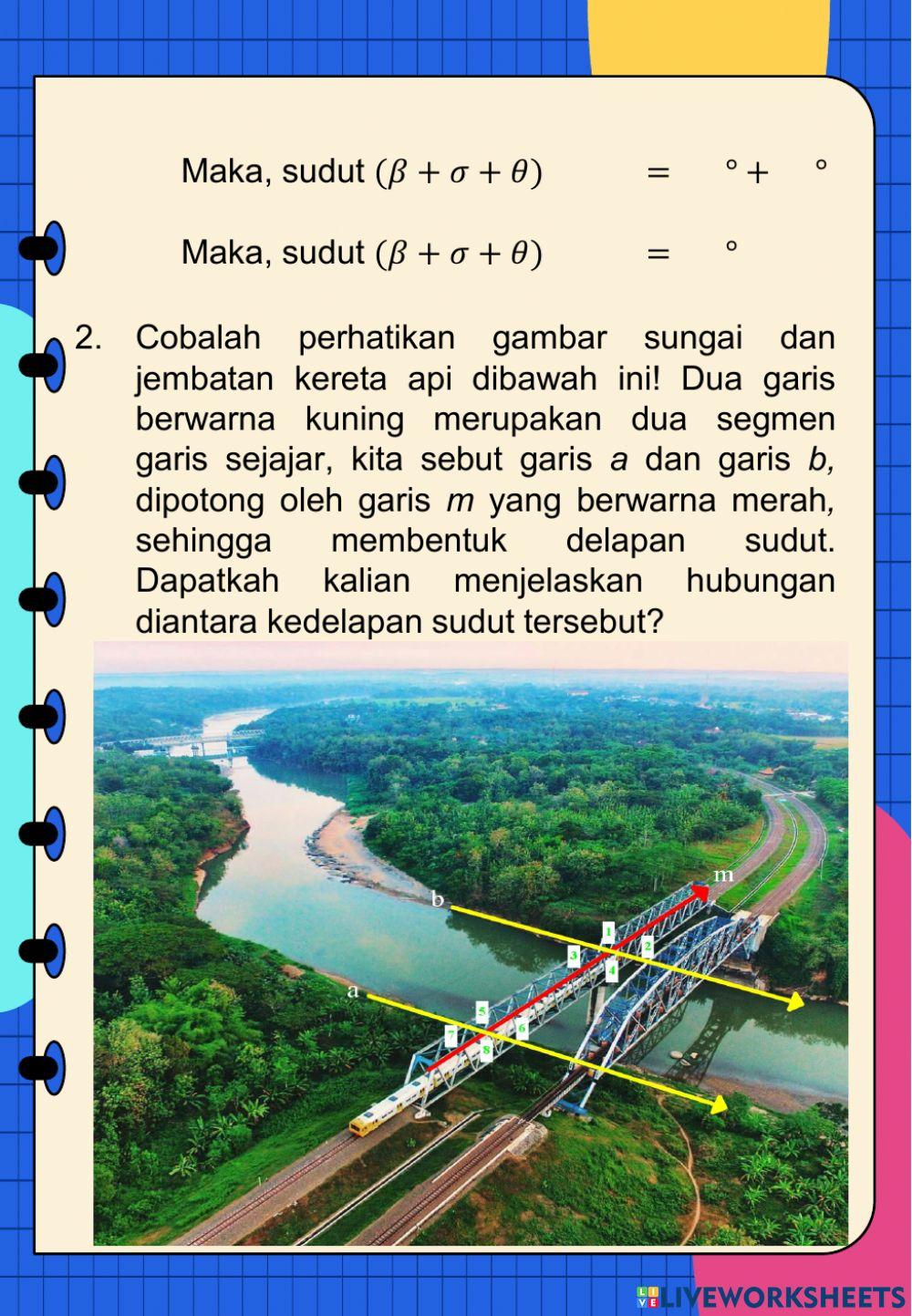 Hubungan antar Sudut dan Hubungan Sudut-sudut pada Dua Garis Sejajar
