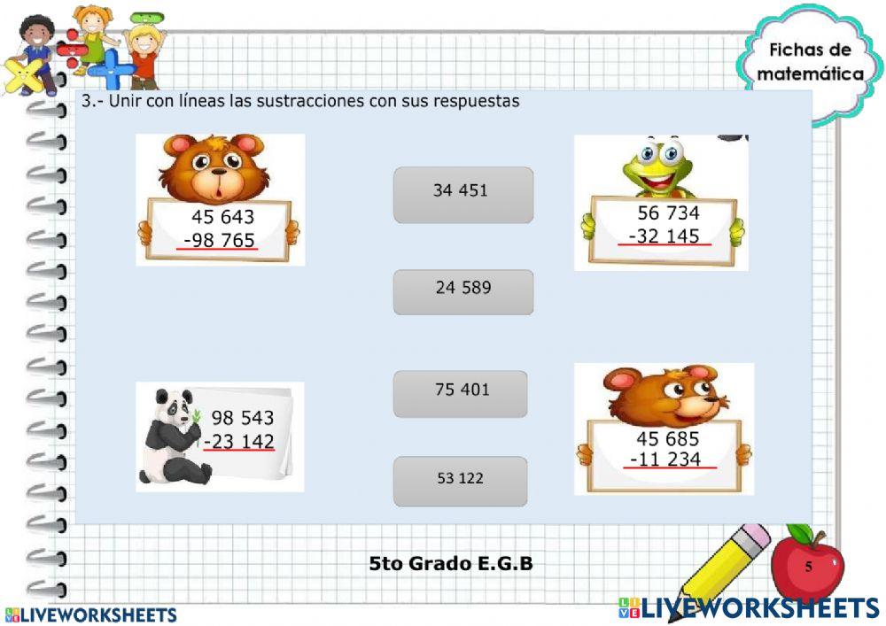 Refuerzo de adiciones y sustracciones