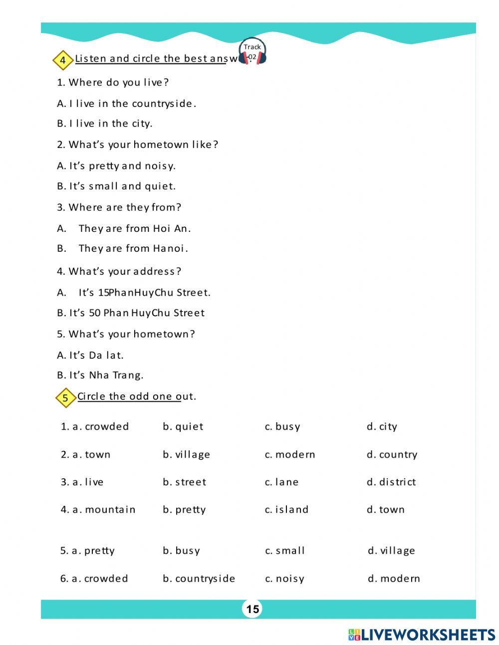 G5-u1 l2 what's your address?