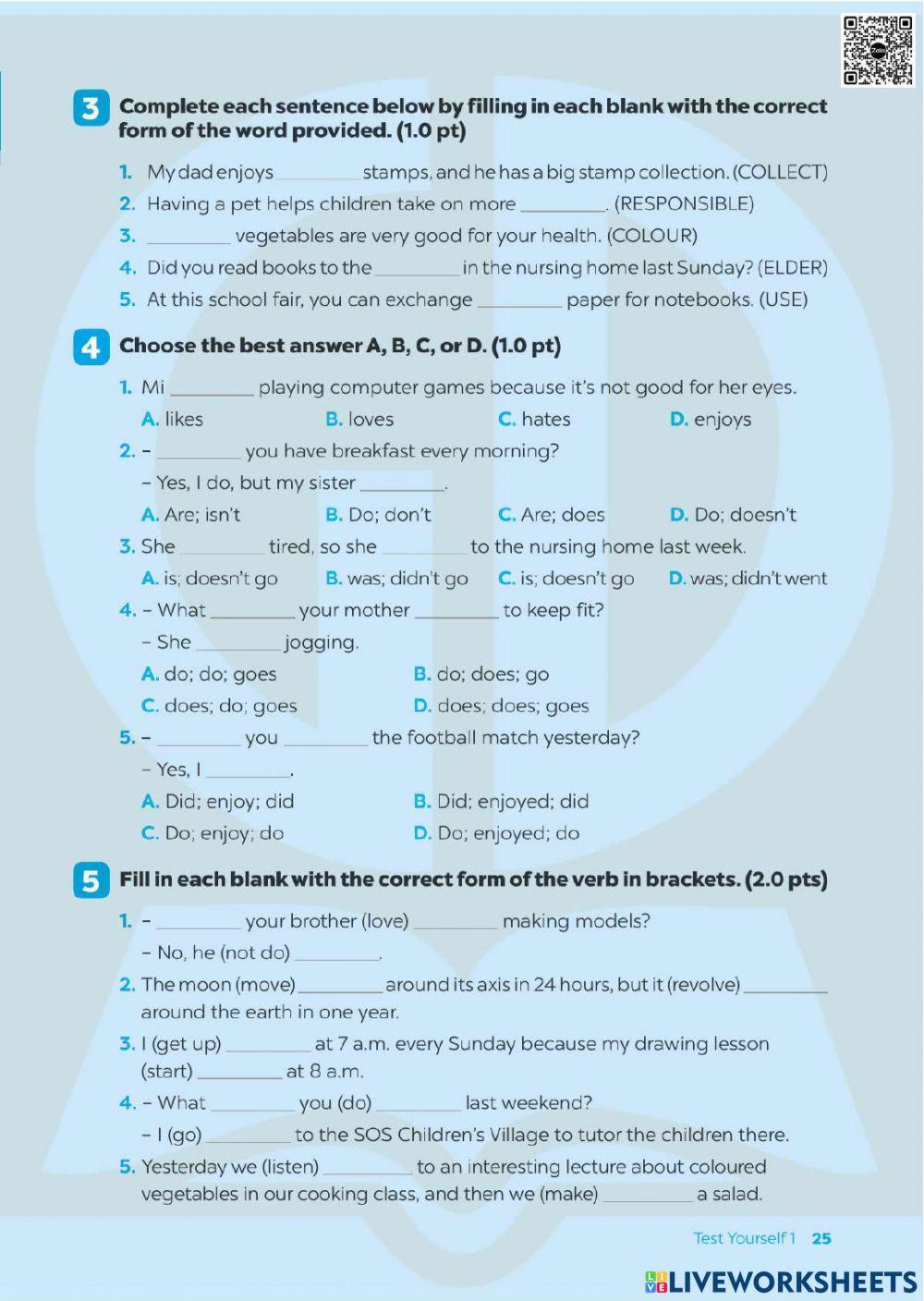 G7(new book)- Test 1 (U 1,2,3)