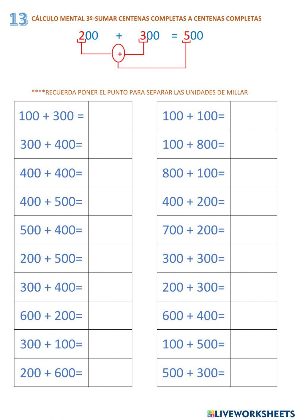 3ºCalculo 5.1 300 +200