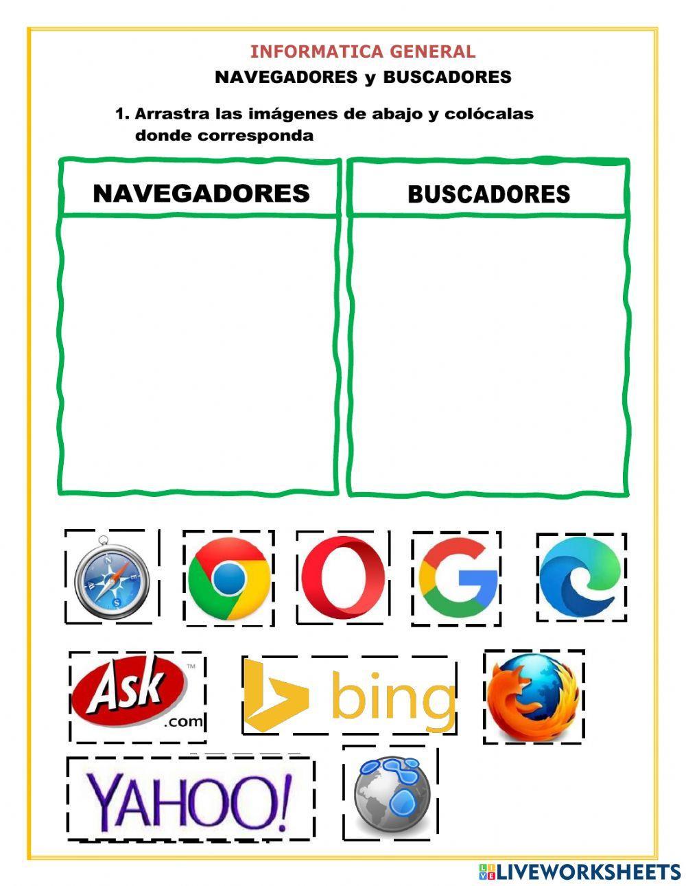 Navegadores vs buscadores
