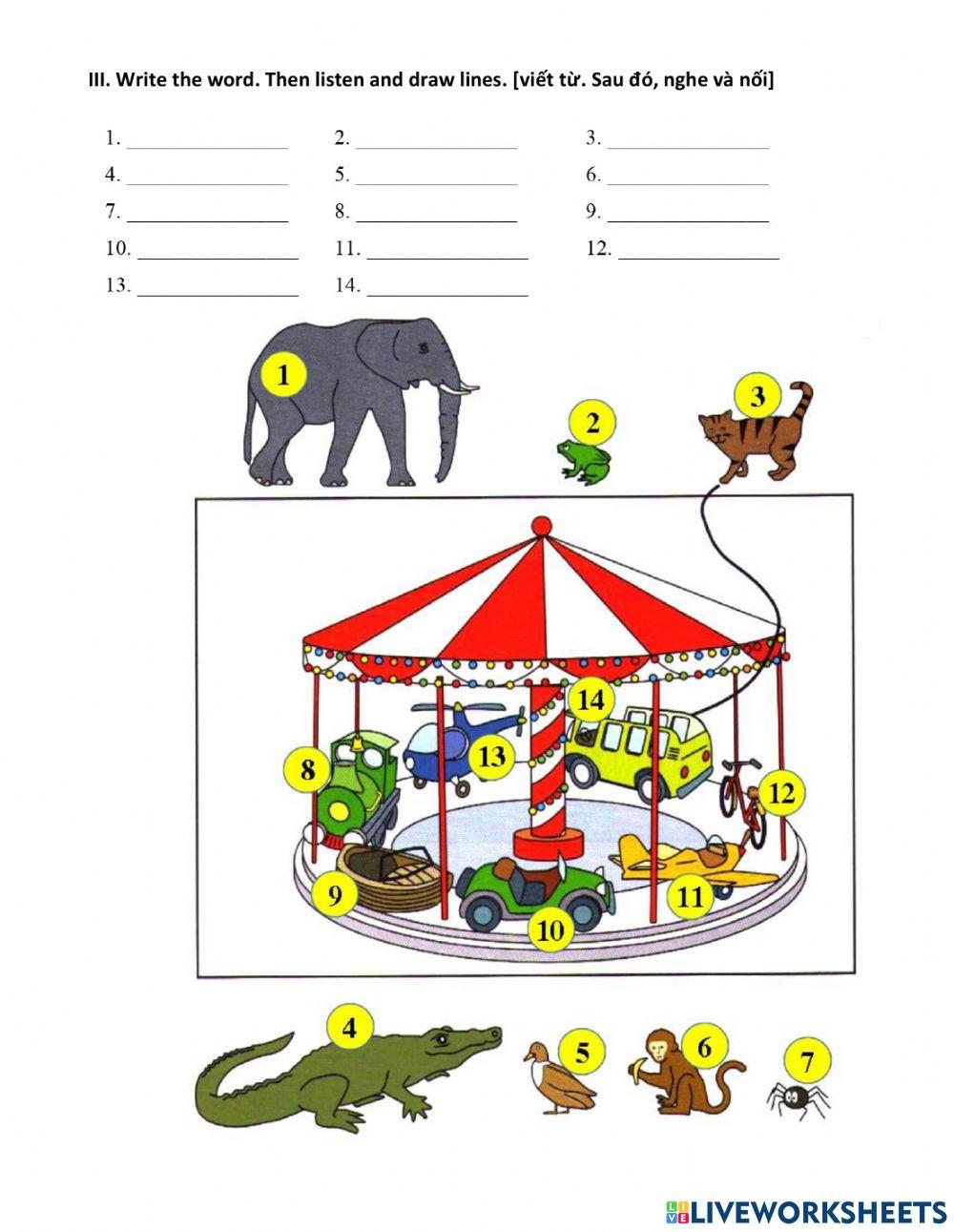 Reading and listening