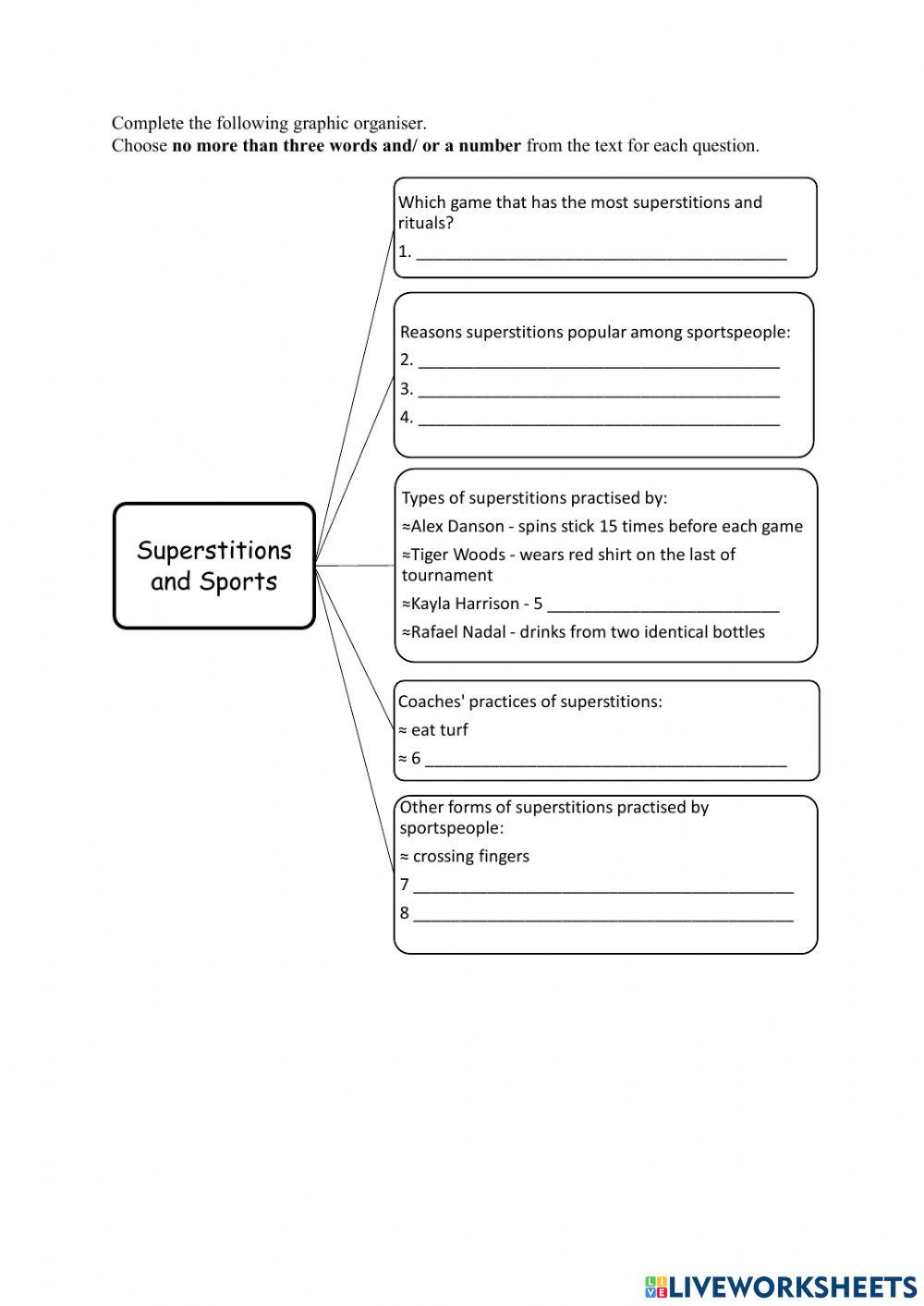 Reading Comprehension- Unit 8