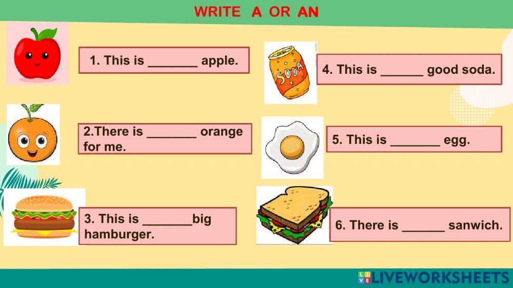 There is and there are