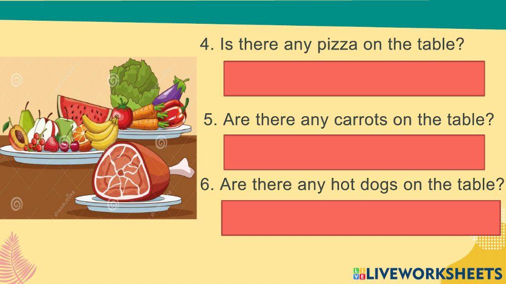 There is and there are