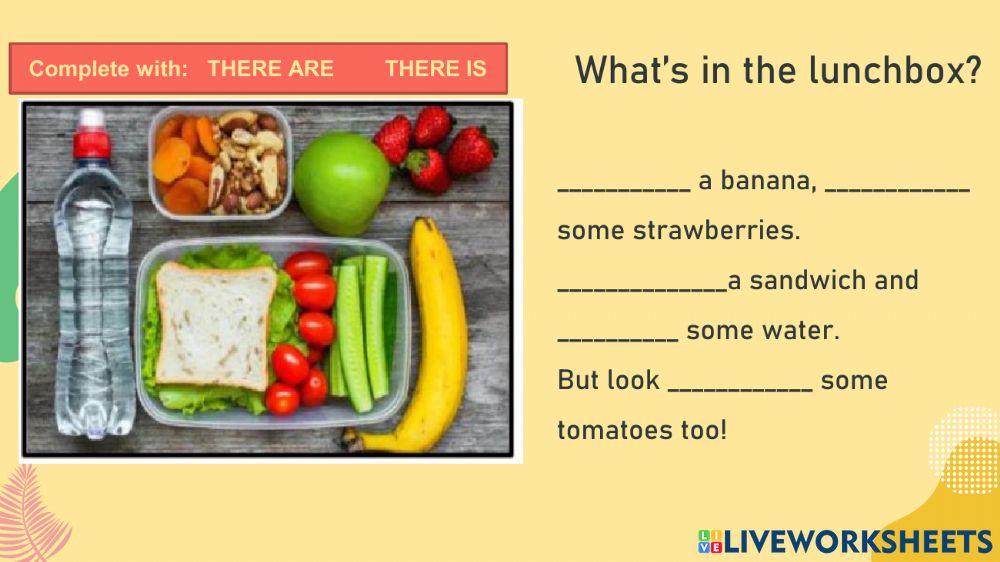 There is and there are