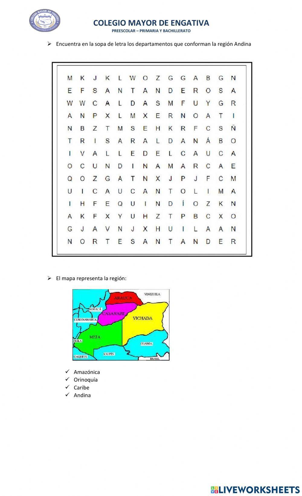 Taller de repaso sociales 3°