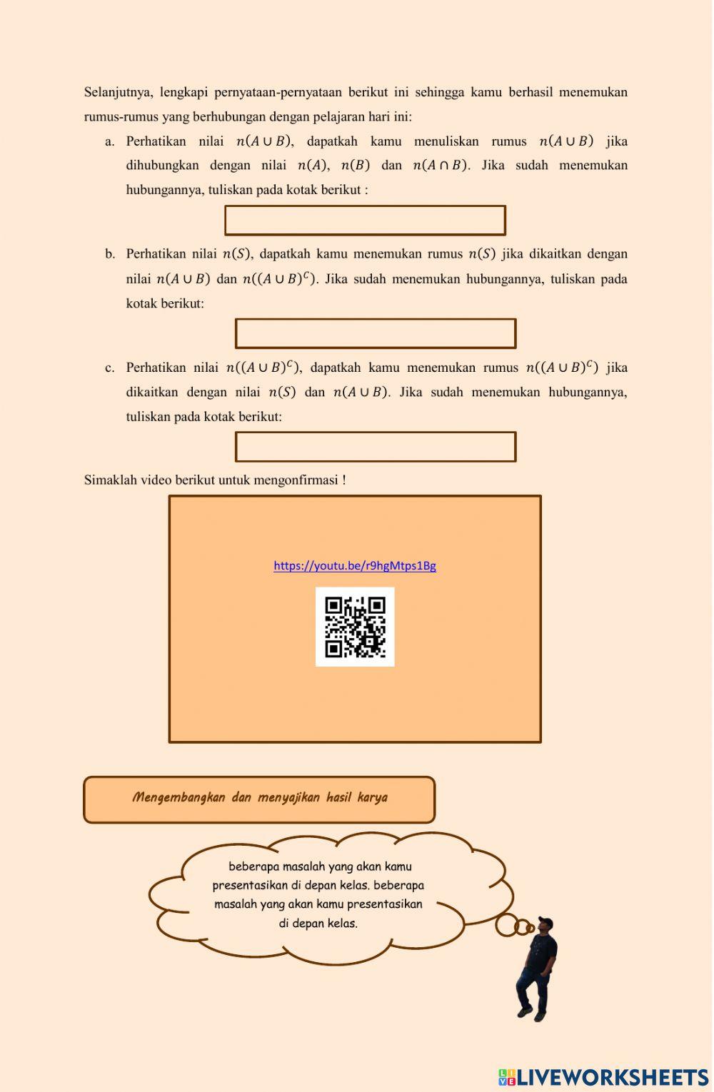 Memecahkan masalah berkaitan dengan Himpunan