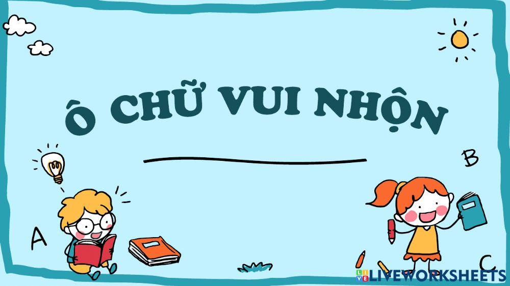 Ô chữ vui nhộn