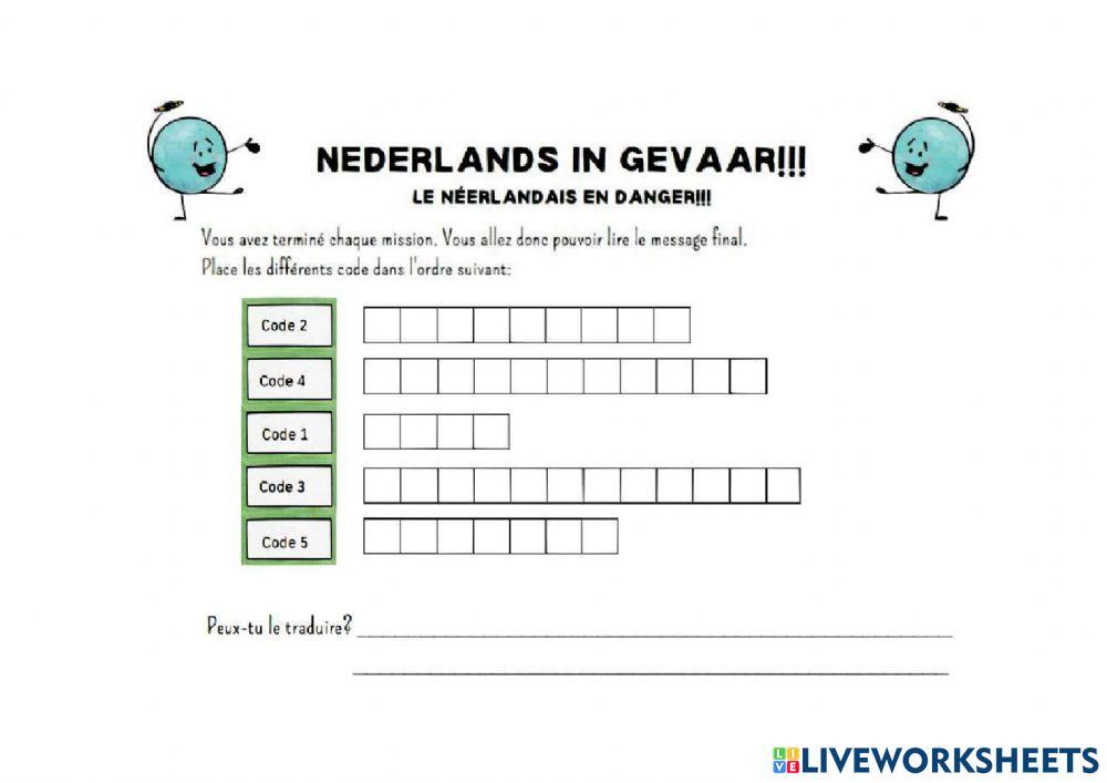 Nederlands is in gevaar