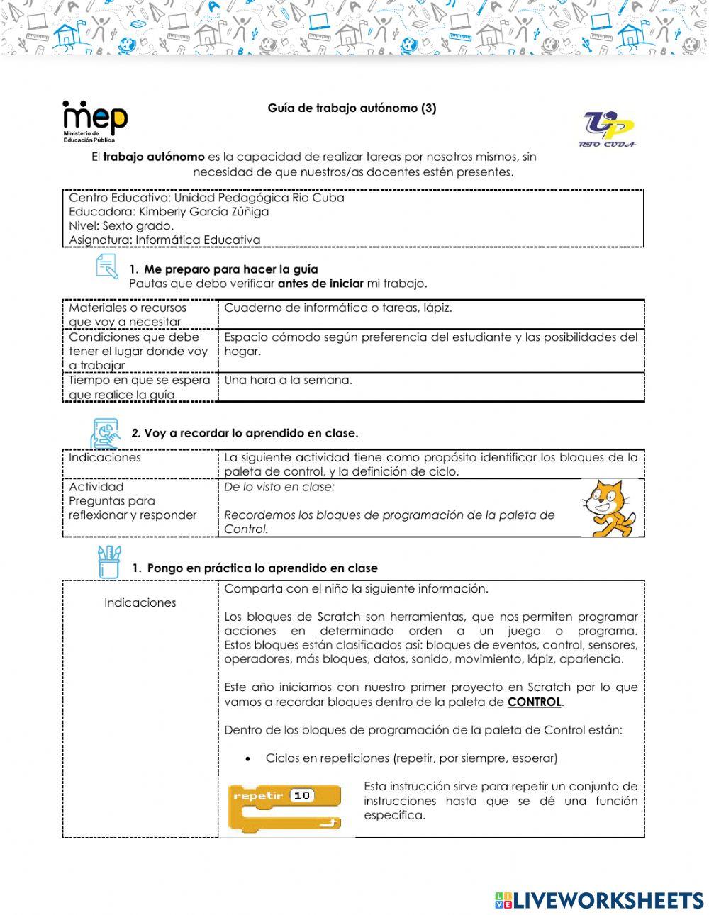 Bloques Control Bloques Control