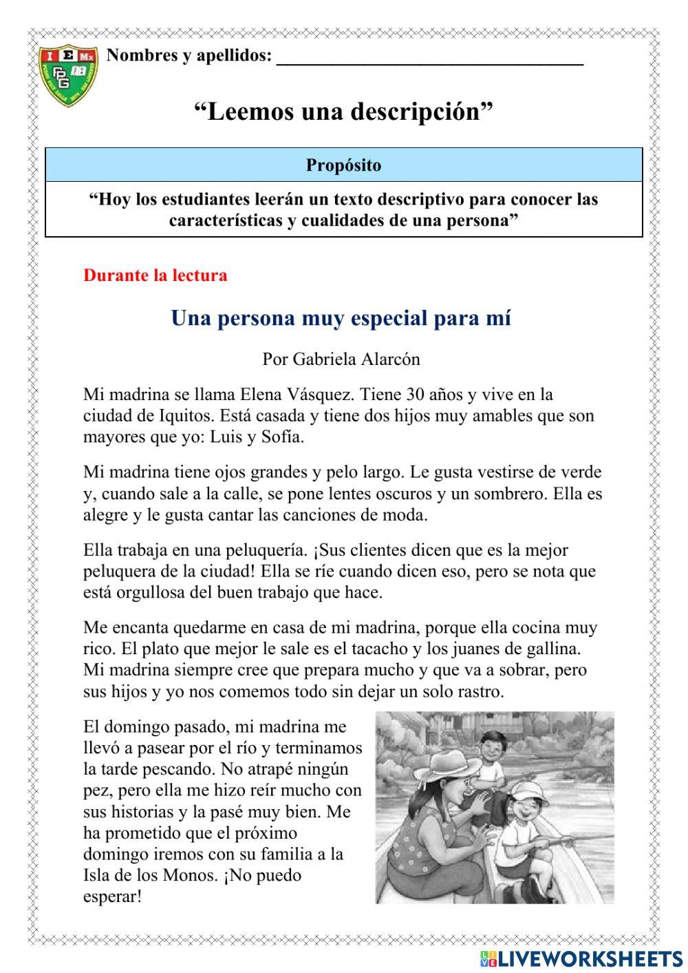 Una persona muy especial para mí