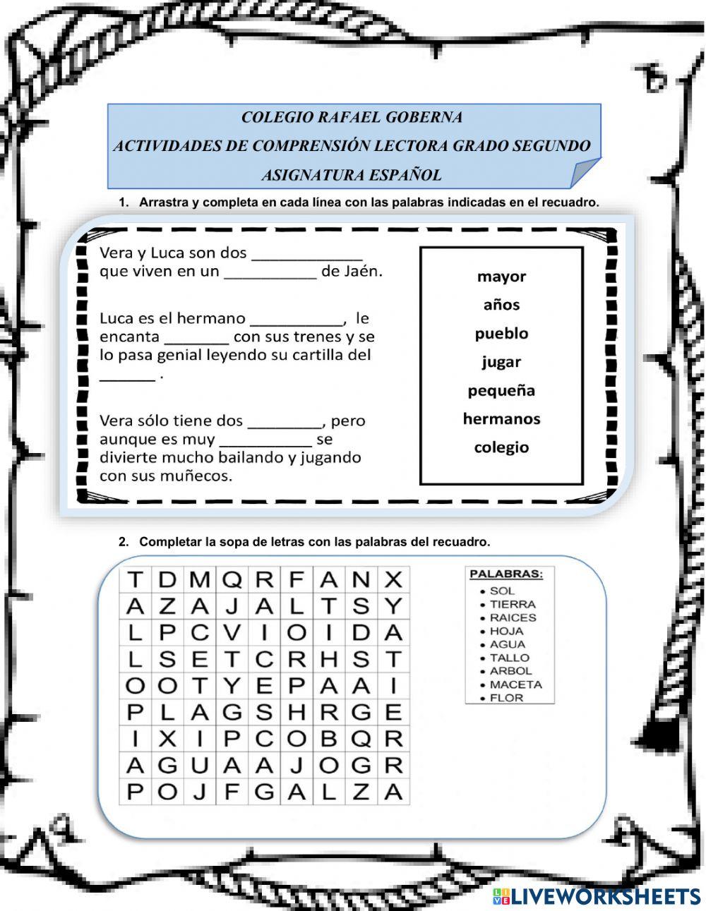 Trabajo de lecto-Escritura