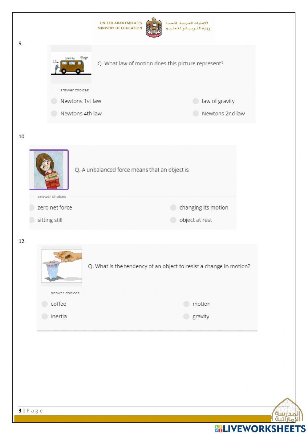 Grade 9 Diagnostic exam