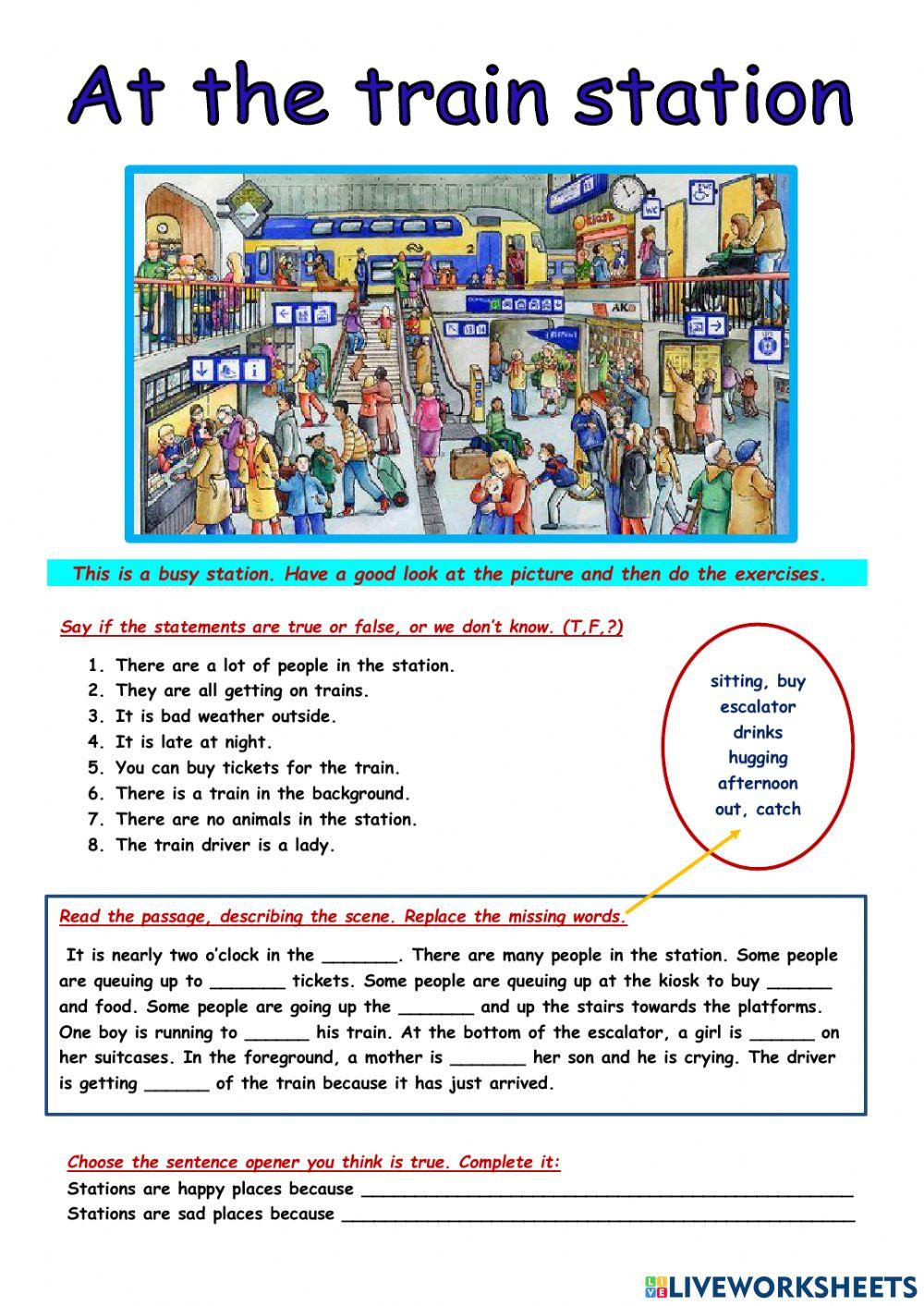 At-the-station-picture-description-exercises-144607