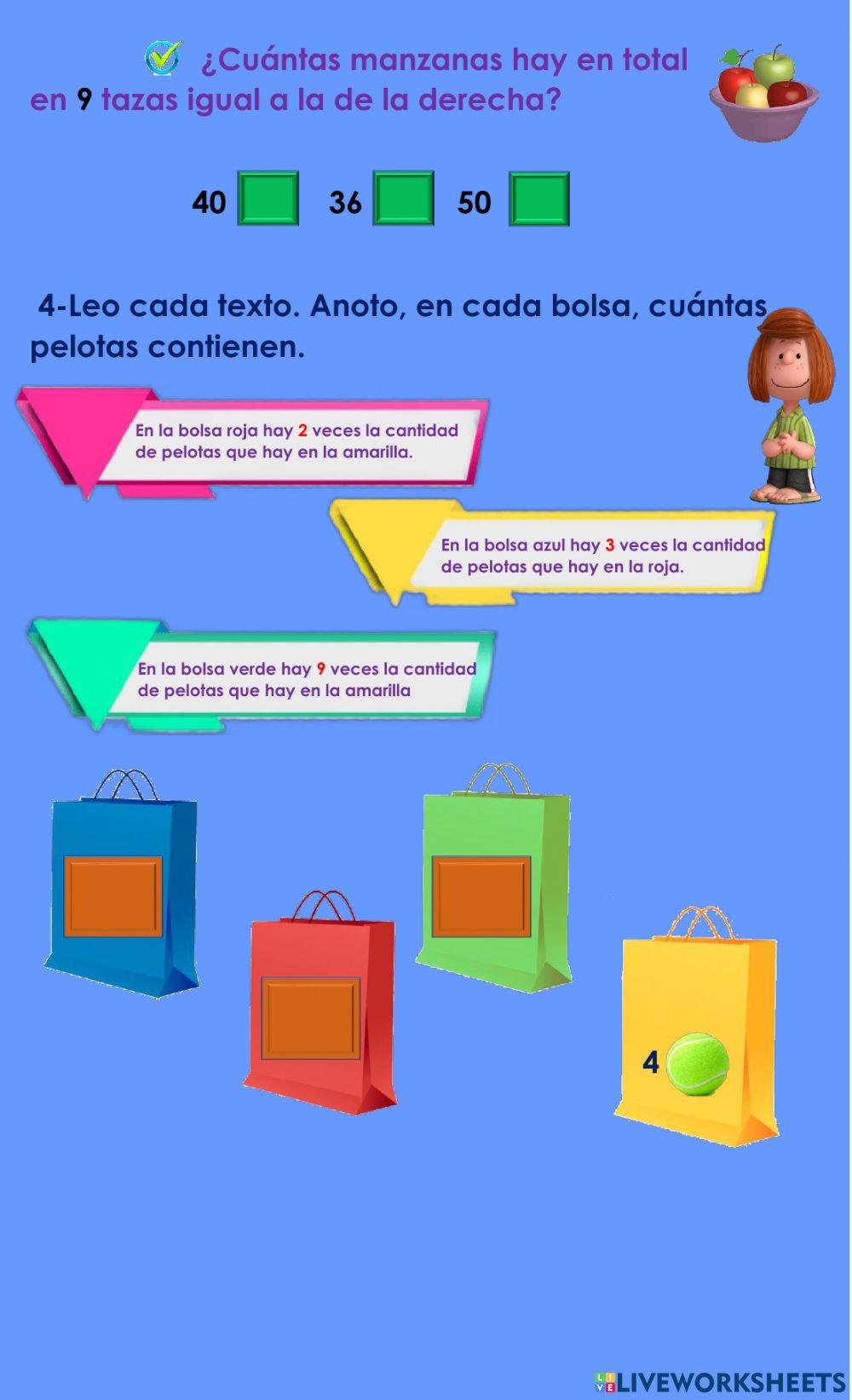 Tablas de multiplicar