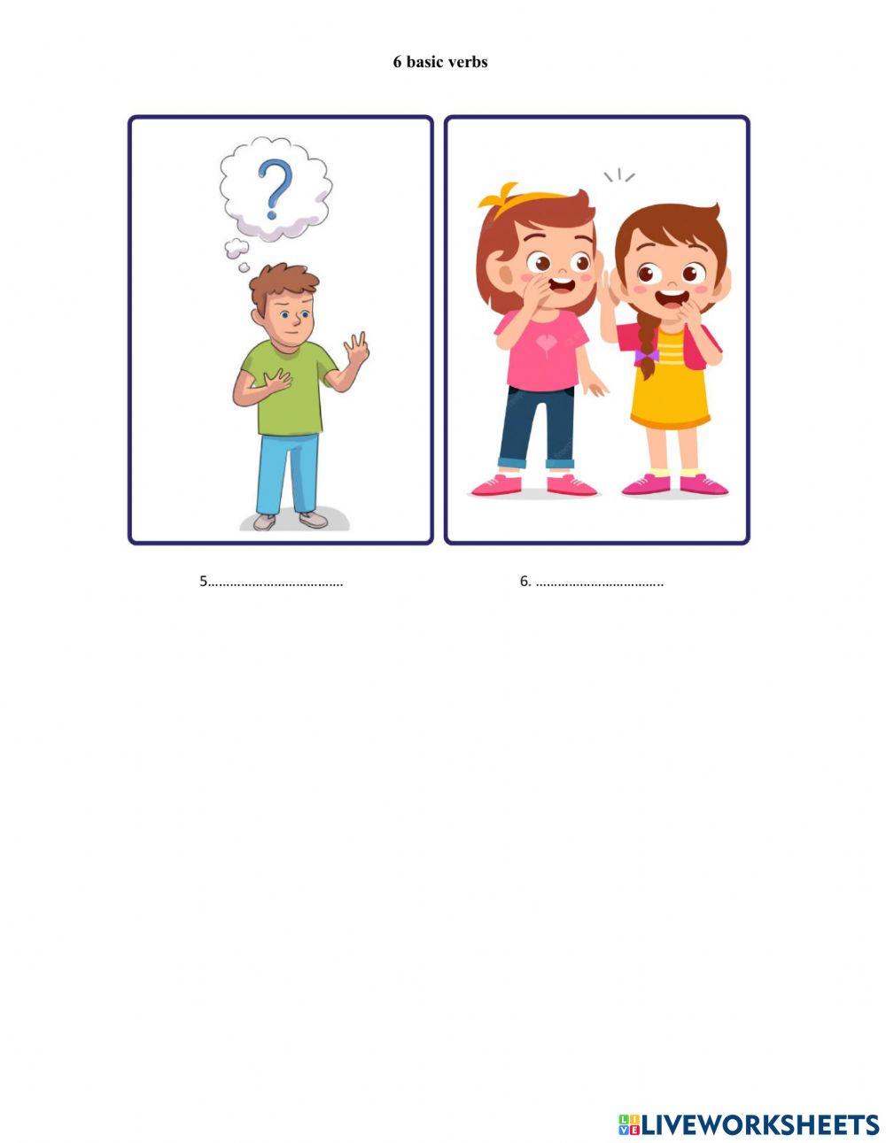 Starters - 6 basic verbs