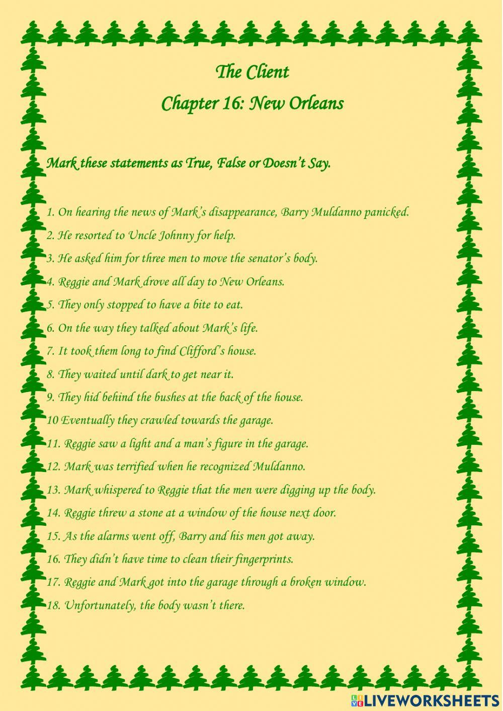 The Client: Chapter 16