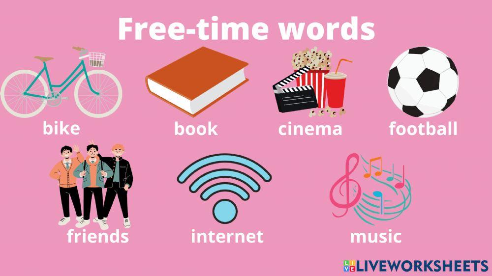 Free time words