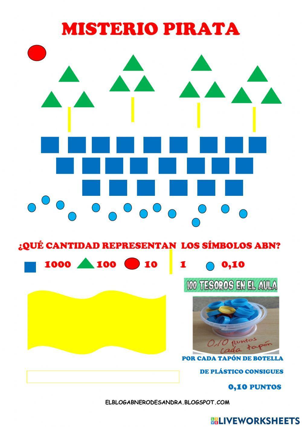 Símbolos con decimales