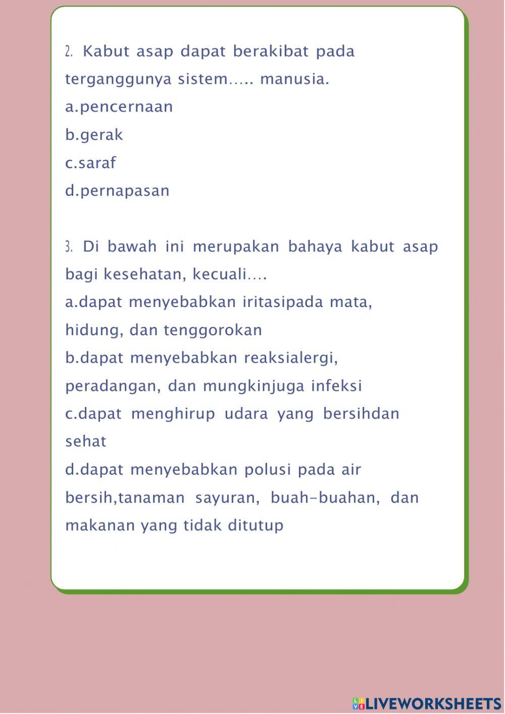 LKPD Tema 2, Subtema 3, Pembelajaran 1