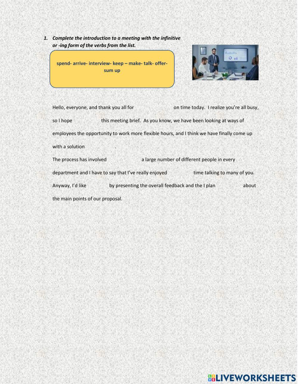 To infinitive or -ing form