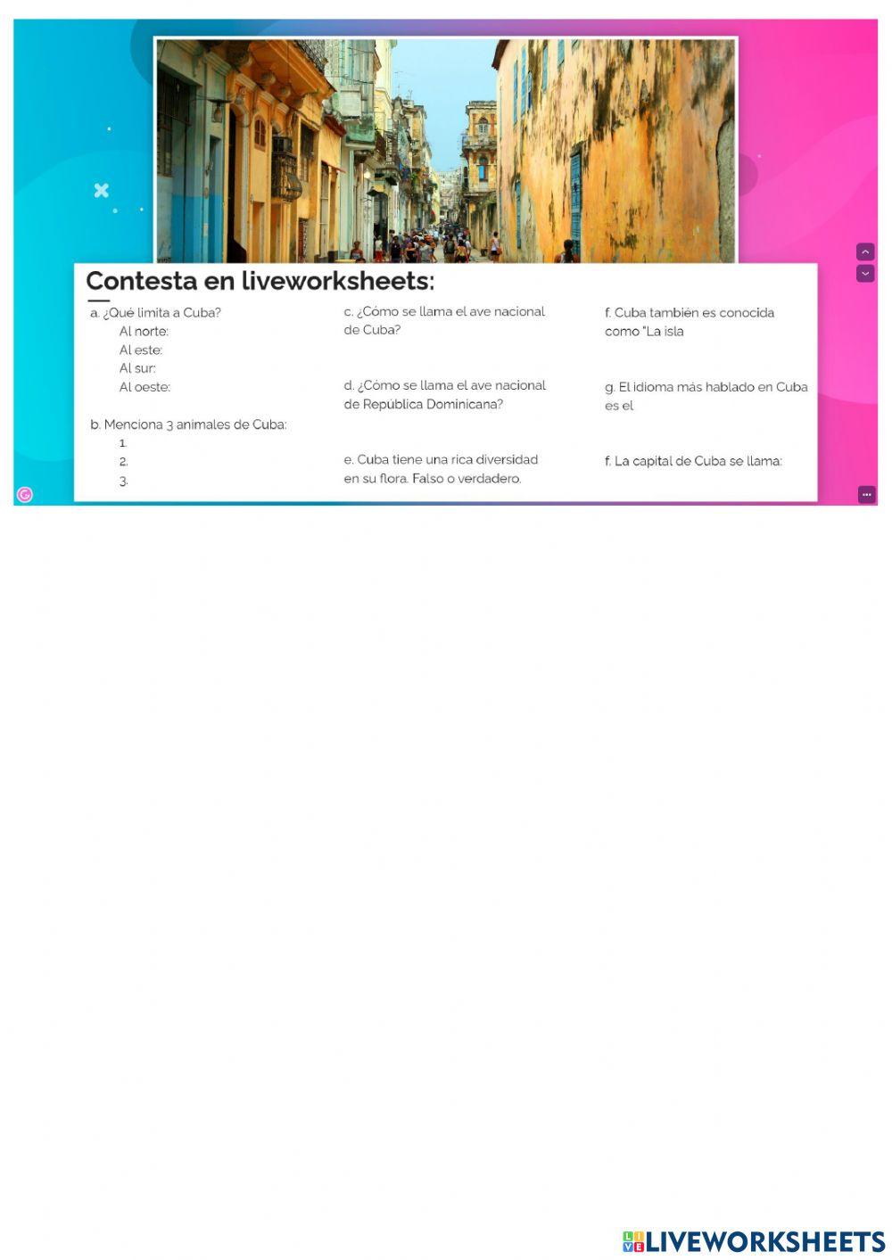 Geografía de Cuba y Rep. Dominicana