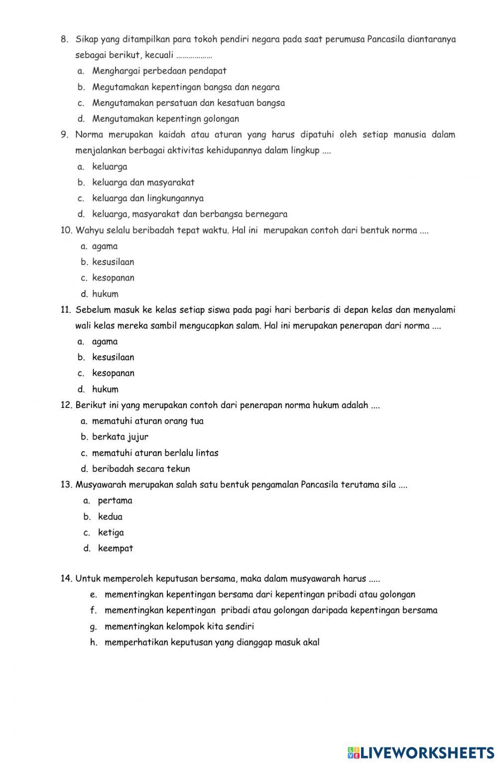 Sumatif tengah semester 1 pend.pancasila