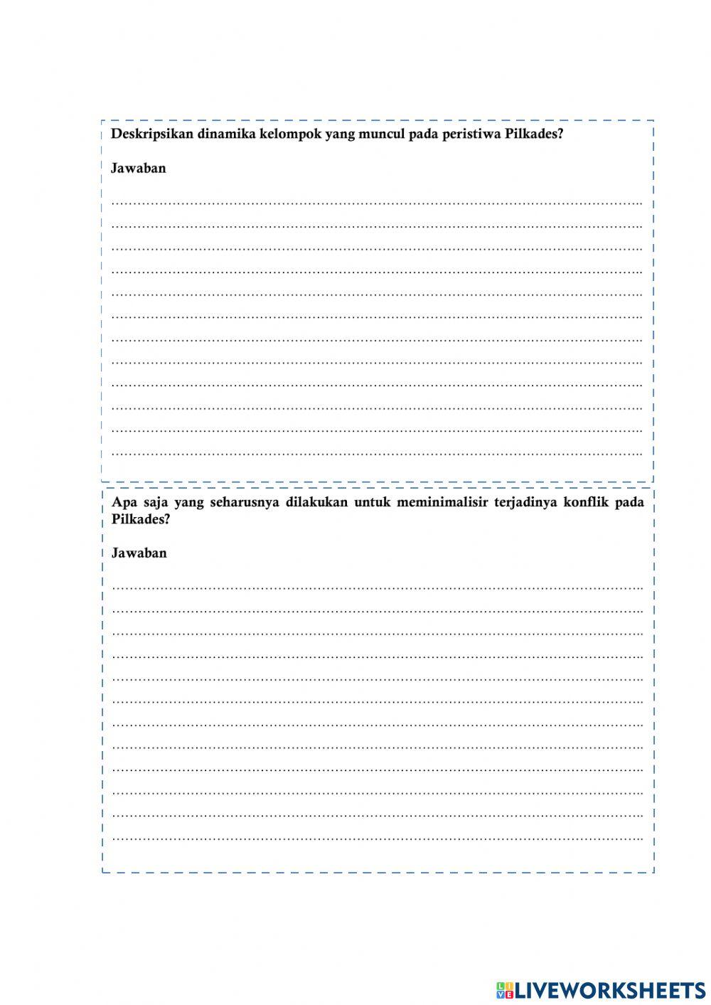 LKPD Dinamika Kelompok Sosial