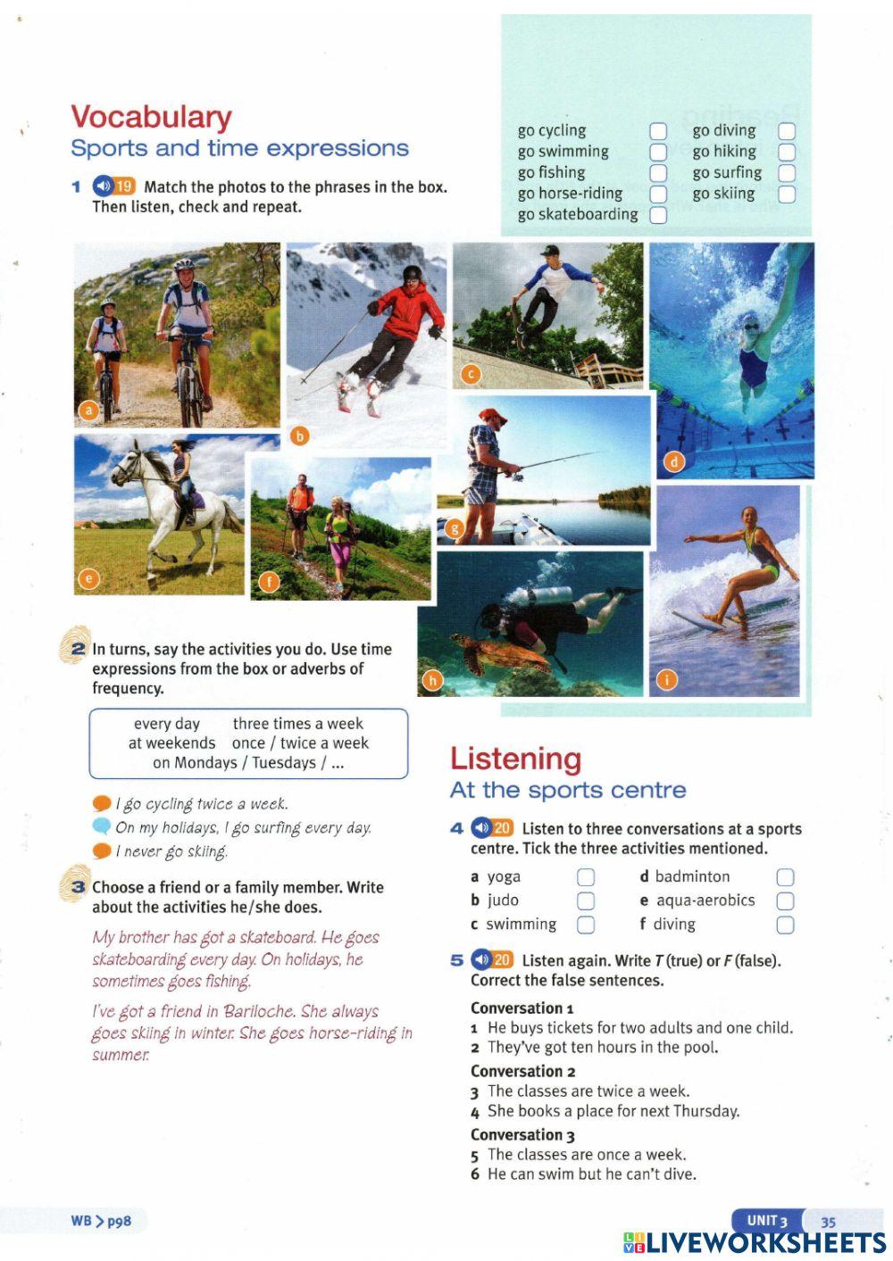 Sports Project (pages 1-2)