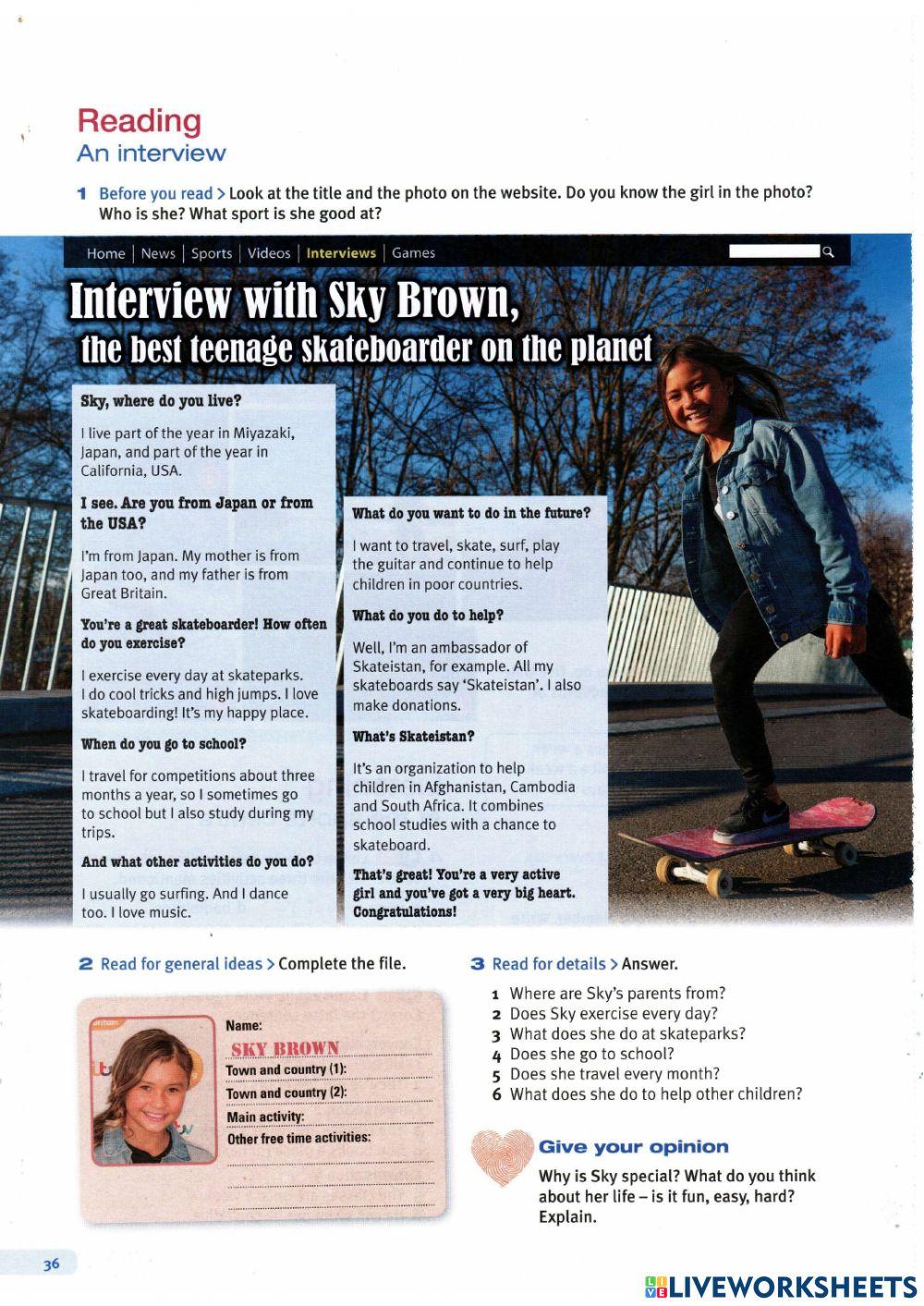 Sports Project (pages 1-2)