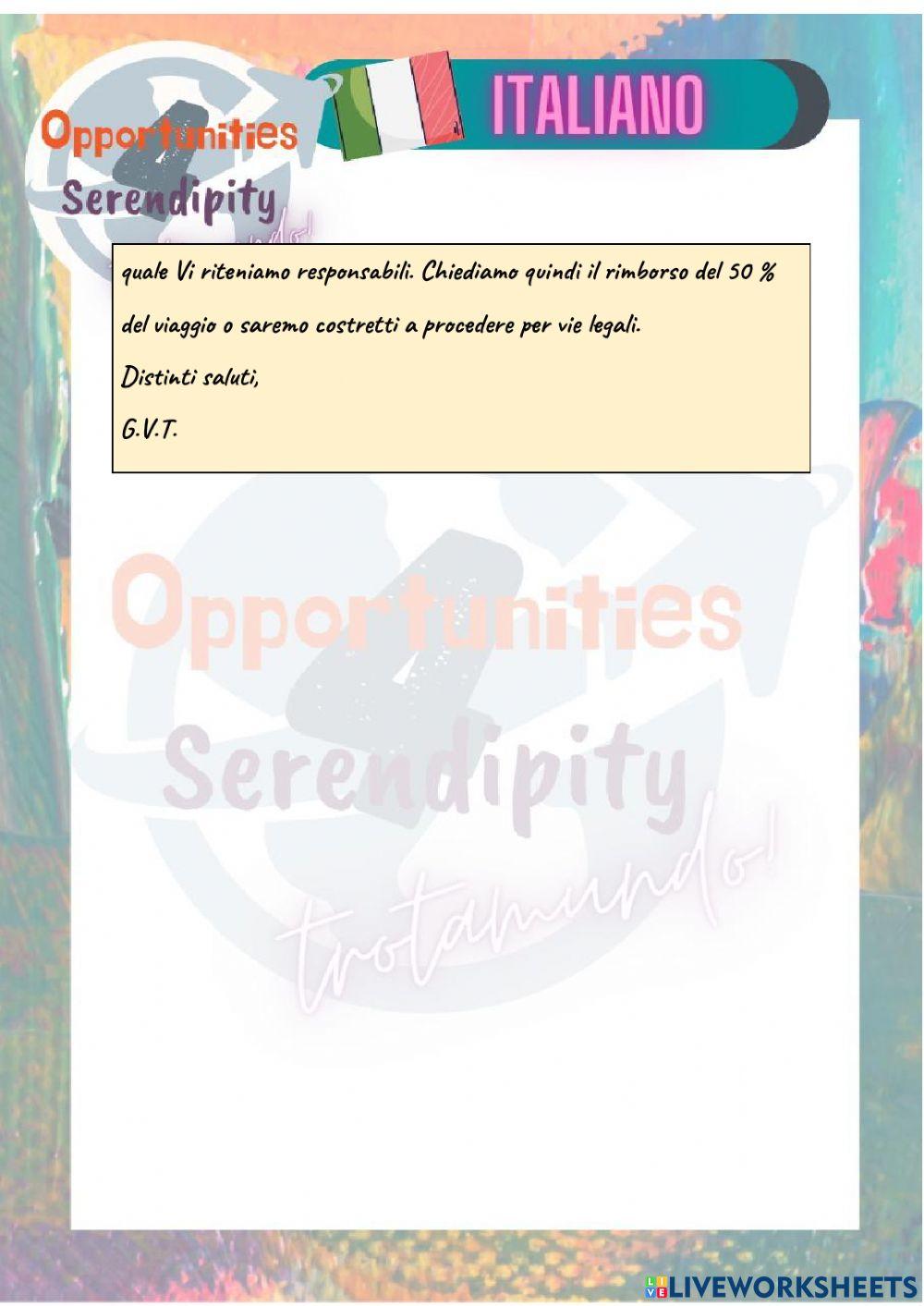 Progetto italiano, pratica