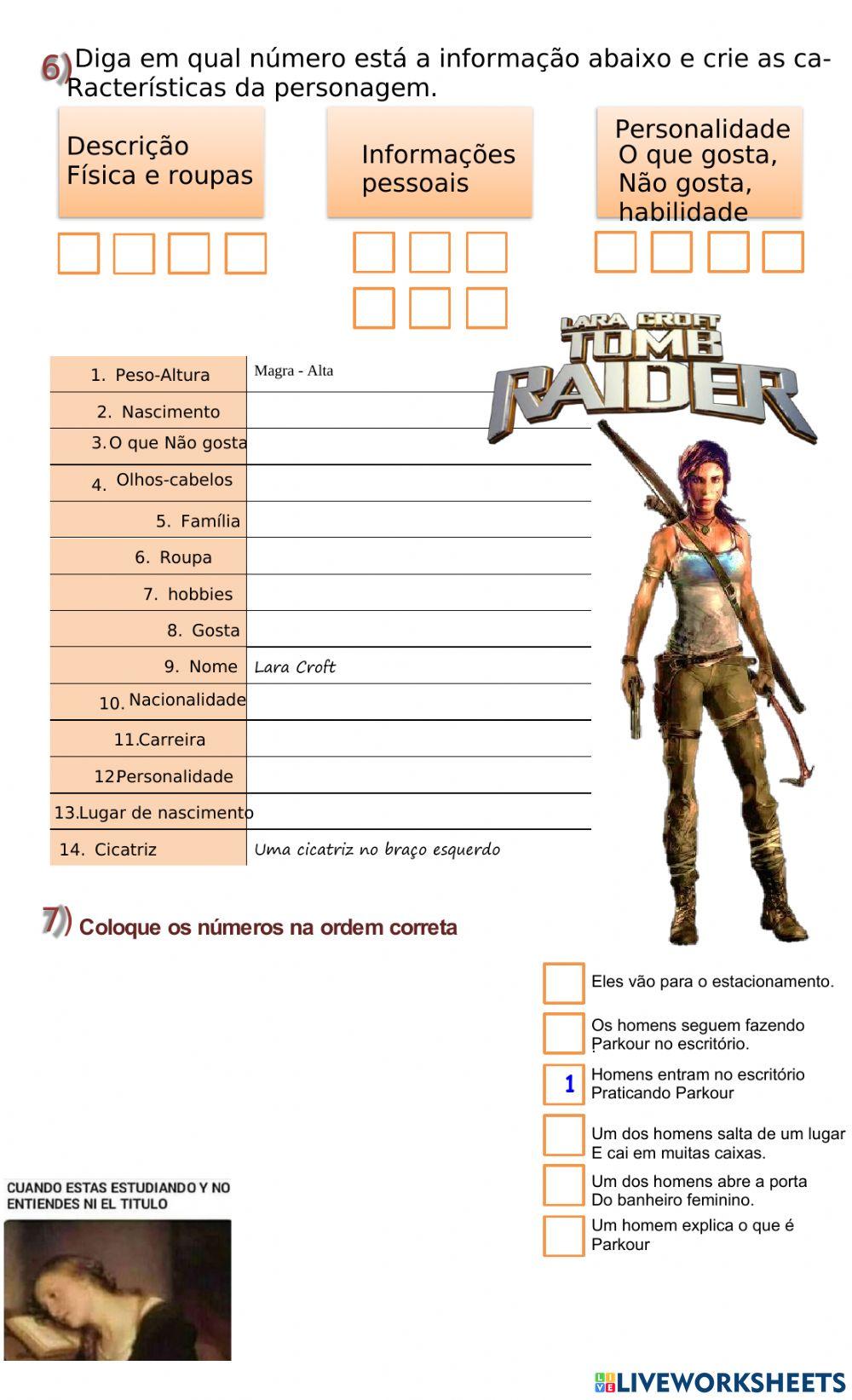 Indiana Jones - Atividade