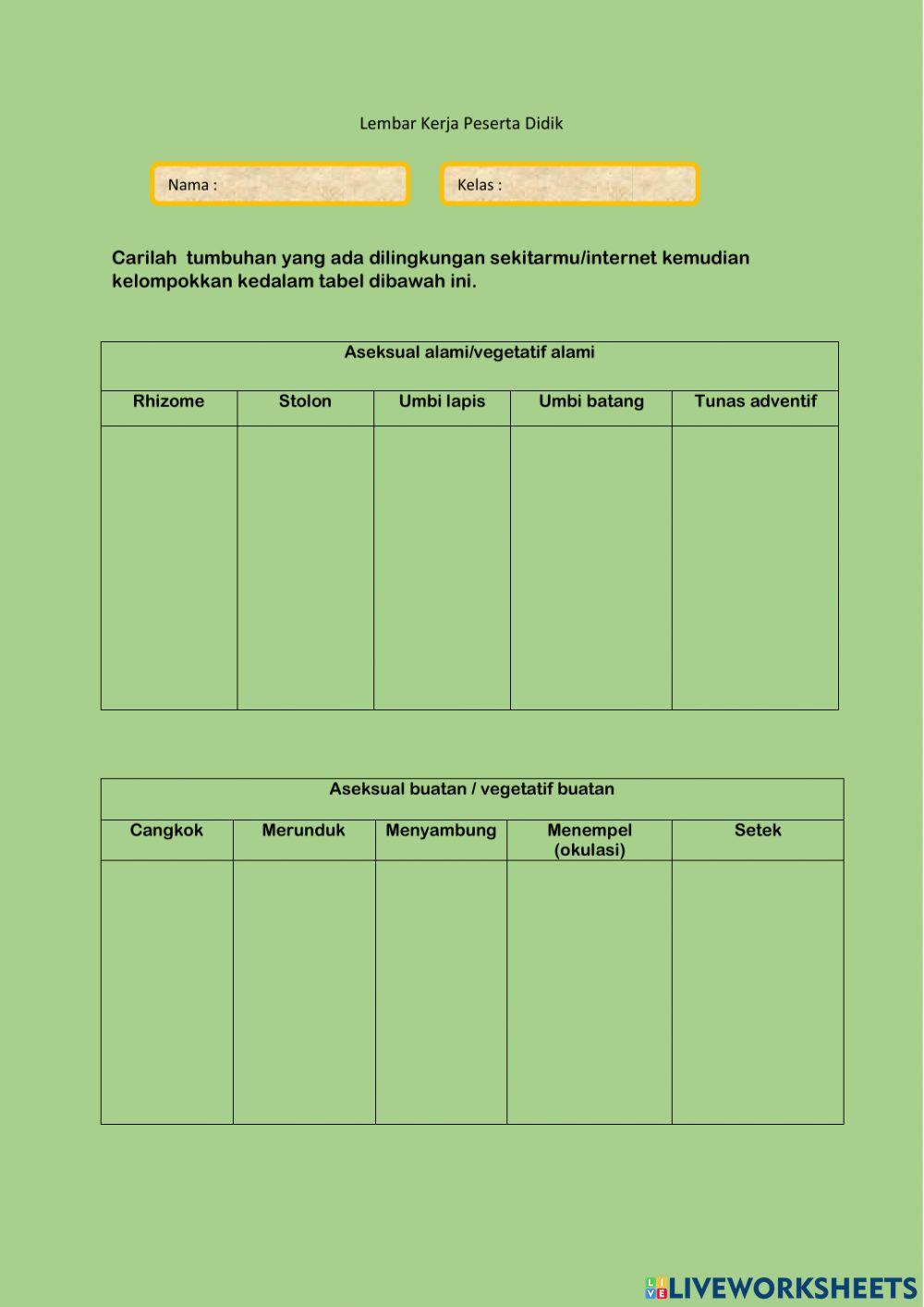 LKPD Observasi Sistem Reproduksi Tumbuhan