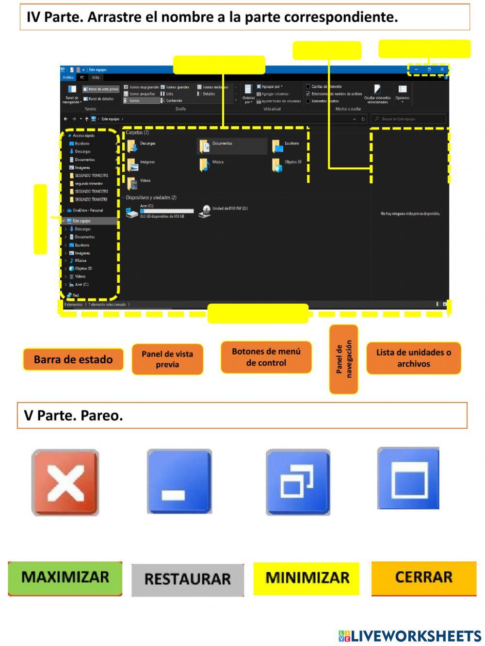 Prueba Explorador de Windows