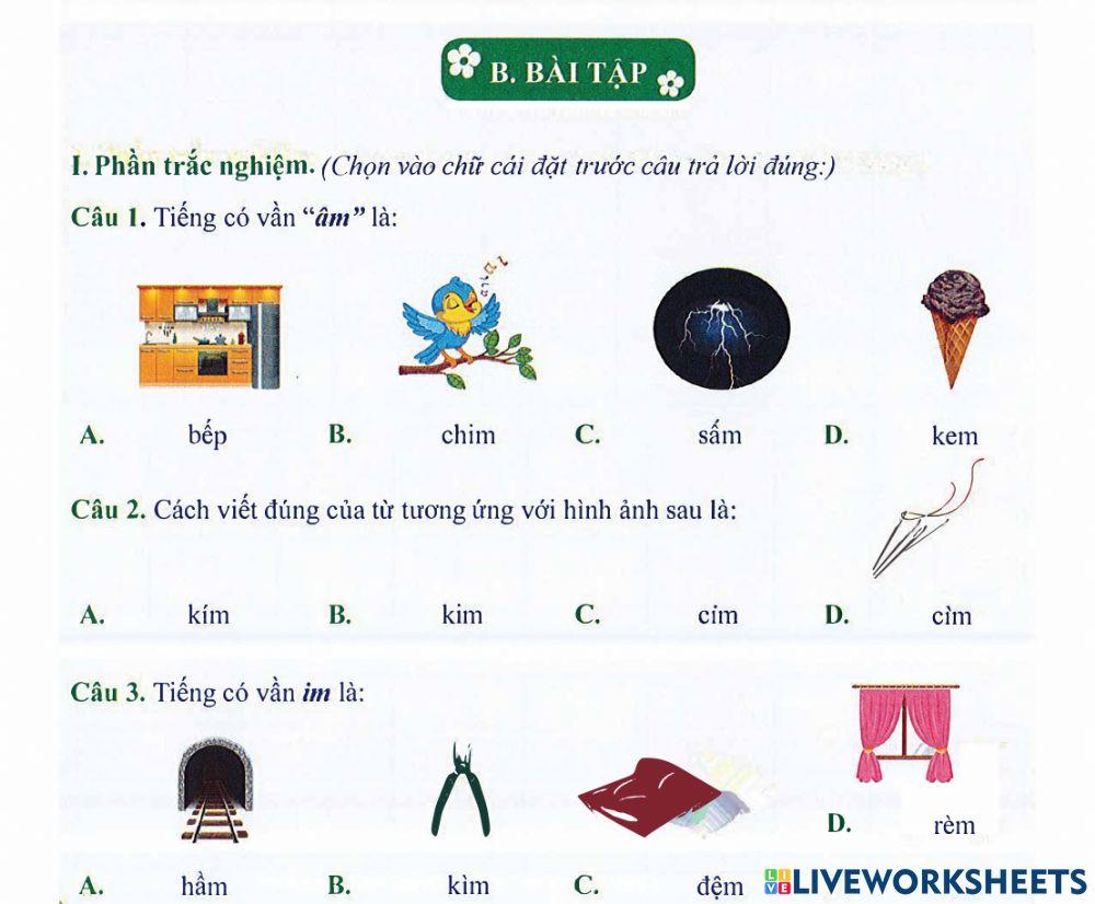 Tiếng Việt 1 - Tuần 8