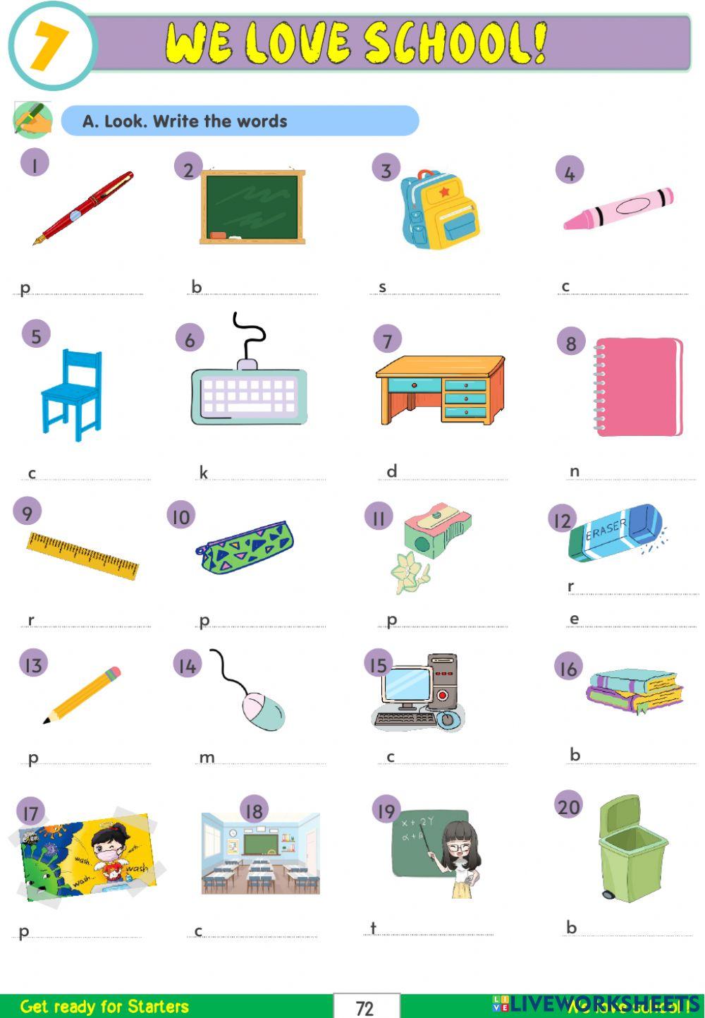 Get ready for starters